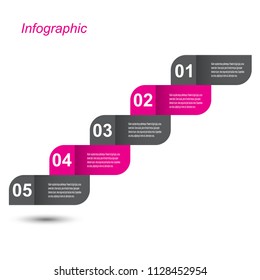 Info-graphic design template. Idea to display ranking and statistics.