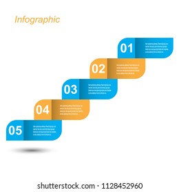 Info-graphic design template. Idea to display ranking and statistics.