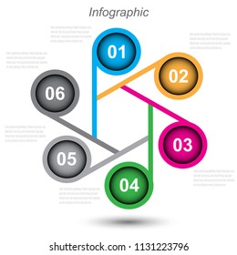 Info-graphic design template. Idea to display ranking and statistics.