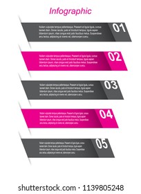 Info-graphic design template. Idea to display ranking and statistics.