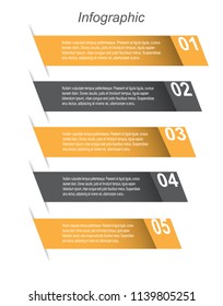 Info-graphic design template. Idea to display ranking and statistics.