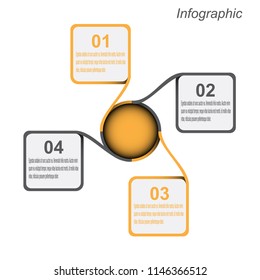 Info-graphic design template. Idea to display ranking and statistics.