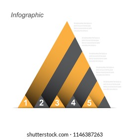 Info-graphic design template. Idea to display ranking and statistics.