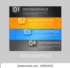 Info-graphic design template. Idea to display, ranking and statistics.