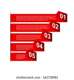Info-graphic design template. Idea to display ranking and statistics.