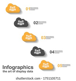 
Infographic design template. Idea to display information, ranking and statistics.