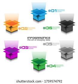 Infographic design template. Idea to display information, ranking and statistics.