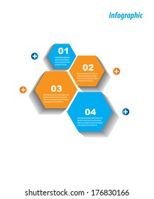 Info-graphic design template. Idea to display, ranking and statistics. 