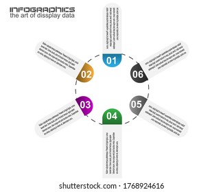 Infographic design template. Idea to display information, ranking and statistics.