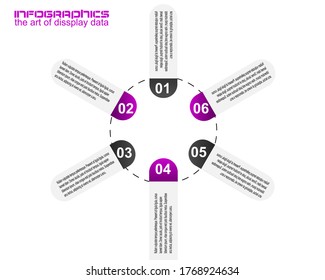 Plantilla de diseño infográfico. Idea para mostrar información, clasificación y estadísticas.