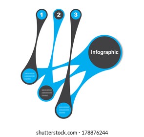 Info-graphic design template. Idea to display ranking and statistics.