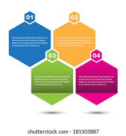 Info-graphic design template. Idea to display, ranking and statistics.