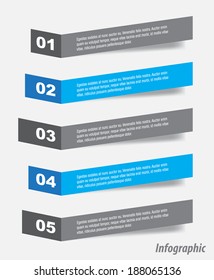 Info-graphic design template. Idea to display, ranking and statistics. 