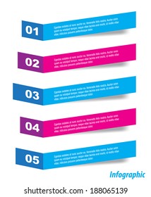 Info-graphic design template. Idea to display, ranking and statistics. 