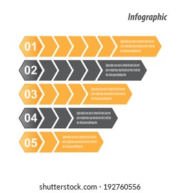 Info-graphic design template. Idea to display , ranking and statistics.