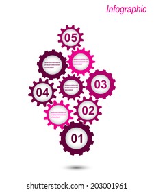 Info-graphic design template. Idea to display , ranking and statistics.
