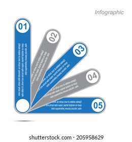 Info-graphic design template. Idea to display , ranking and statistics.