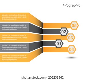 Info-graphic design template. Idea to display , ranking and statistics.