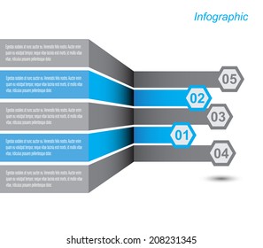 Info-graphic design template. Idea to display , ranking and statistics.