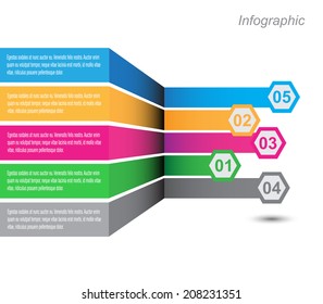 Info-graphic design template. Idea to display , ranking and statistics.
