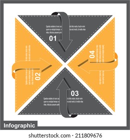 Info-graphic design template. Idea to display , information ranking and statistics.
