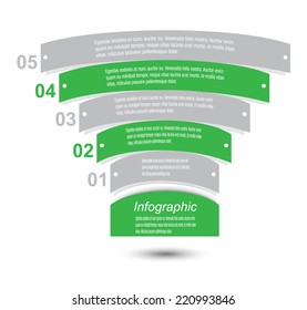 Info-graphic design template. Idea to display , ranking and statistics.