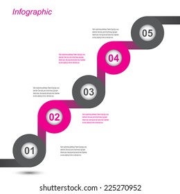 Info-graphic design template. Idea to display , ranking and statistics. 
