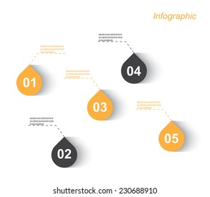 Info-graphic design template. Idea to display , ranking and statistics. 