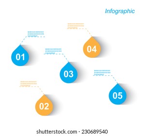 Info-graphic design template. Idea to display , ranking and statistics. 