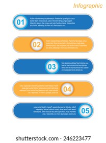 Info-graphic design template. Idea to display , ranking and statistics. 