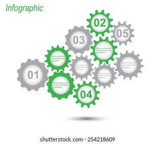 Info-graphic design template. Idea to display , ranking and statistics. 