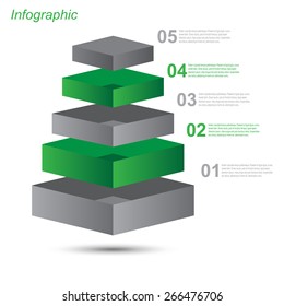 Info-graphic design template. Idea to display, ranking and statistics.
