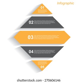 Info-graphic design template. Idea to display, ranking and statistics.