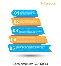 Info-graphic design template. Idea to display ranking and statistics.