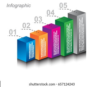 Info-graphic design template. Idea to display ranking and statistics.