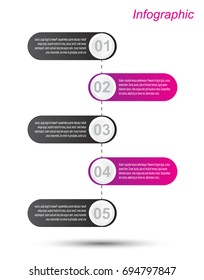 Info-graphic design template. Idea to display ranking and statistics.