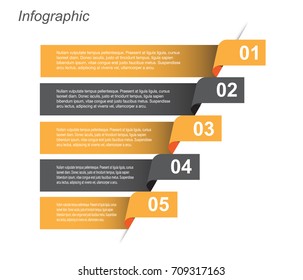 Info-graphic design template. Idea to display ranking and statistics.