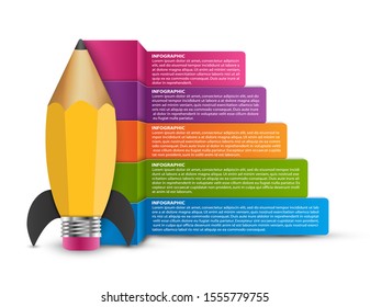 Infographic design template. Infographics for business presentations or information banner. 