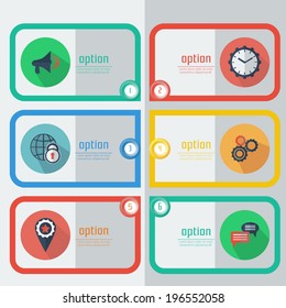 Infographic design template with labels for your business presentations. Vector illustration.