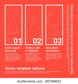 Infographic design template and marketing icons, Business concept with options, parts, steps or processes. Can be used for workflow layout, diagram, number options, web design.