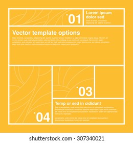 Infographic design template and marketing icons, Business concept with options, parts, steps or processes. Can be used for workflow layout, diagram, number options, web design.