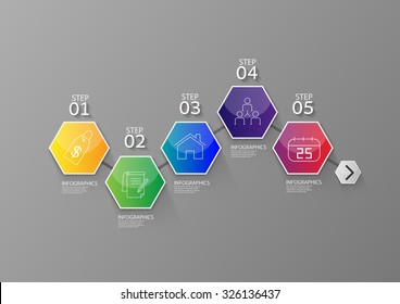 Infographic design template and marketing icons, Business concept.