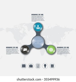 Infographic design template and marketing icons, Business concept