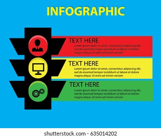 Infographic design template and marketing icons, Business concept with 3 options, parts, steps or processes. Can be used for workflow layout, diagram, number options, Vector illustration 