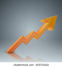 Infographic design template and marketing icons. Arrows logo.