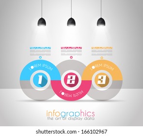 Infographic Design Template with modern flat style. Ideal to display data and for product ranking or generic classification of items.