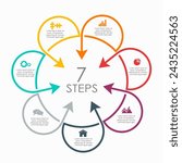 Infographic design template with place for your data. Vector illustration.