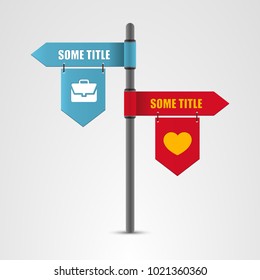 Infographic design template with place for your data. Vector illustration