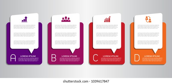 Infographic design template with place for your data. Vector illustration