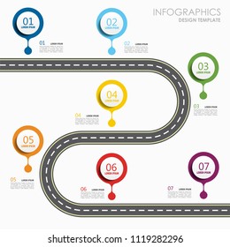 Infographic design template with place for your data. Vector illustration.